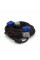 Кабель Merlion VGA 3 + 4, 10m, male to male (тато-тато), OD-8.2mm, 2 ферита, обплетення, круглий Black/Red, коннектор Blue