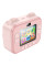 Дитячий фотоапарат HOCO DV204 з функцією миттєвого друку, підтримка microSD card, Pink, Box