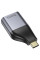 Перехідник HOCO UA33 Type-C (тато)/HDMI(мама), Black-gray