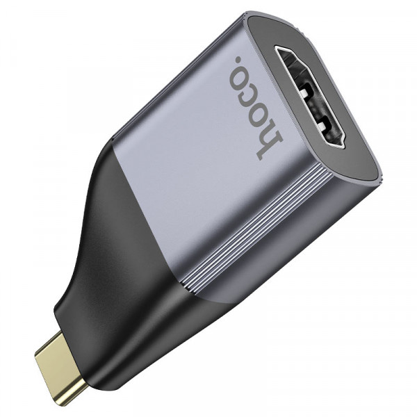 Перехідник HOCO UA33 Type-C (тато)/HDMI(мама), Black-gray