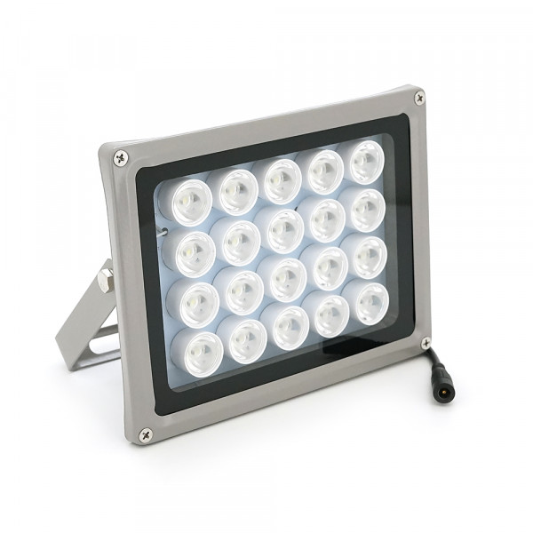 Прожектор спрямований із сутінковим датчиком 12V 24W, 20LED, IP66, кут огляду 60°, 177*138*71мм, BOX