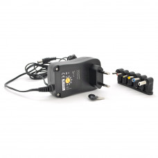 Універсальний БП Input 100V-240V 50-60Mhz, Output :3V-12V-2.A 24W, 6 Г-подібних роз'ємів 2.35*0.75/ 3.0*1.1/3.5*1.35/4.0*1.7 /5.5 BOX
