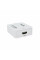 Конвертер Mini, AV to HDMI, ВХІД 3RCA(мама) на ВИХІД HDMI(мама), 720P/1080P, White, BOX