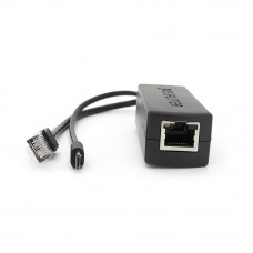 POE спліттер AOT-0524 48V-5V, RJ45, Mini-USB (10/100Мбіт, Вхід-48V/Вихід 5V 2.4А)