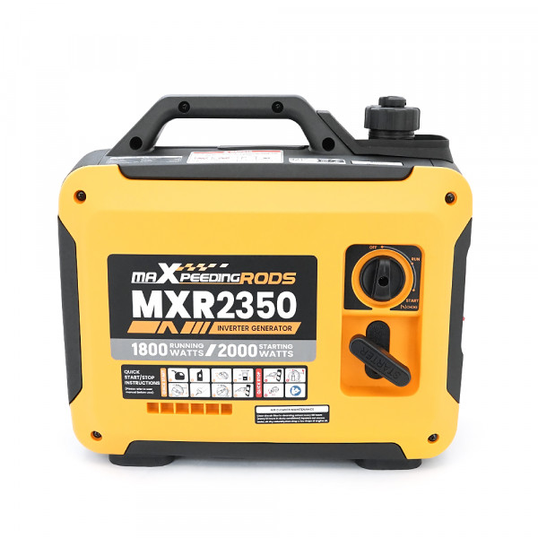 Генератор інверторний БЕНЗИНОВИЙ MXR2350 (2 kW), однофазний, 220V, 50Hz, об'єм бака 2.4л, ручний запуск