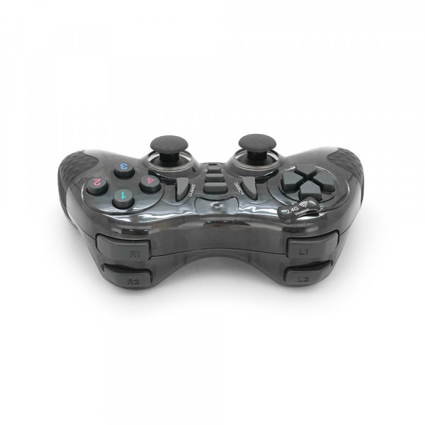 Геймпад бездротовий 7 в 1 для PC/PS1/PS2/PS3/PC360/TV/TV BOX/Android/Win10, живлення від 2*ААА(немає в помплекті), Black, Blister