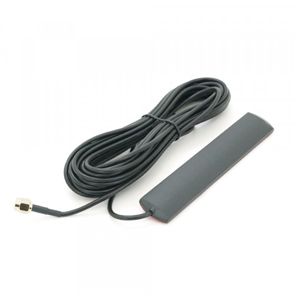 Внутрішня GSM/WIFI антена 3G/4G/LTE WiFi, 850-990/1710-2700MHz 5dBi, 3М скотч, 5 метрів кабелю, кабельне введення Роз'єм SMA Male