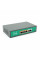 Комутатор POE SICSO 48V з 4 портами POE 100Мбіт + 2порт Ethernet (UP-Link) 100Мбіт, з посил. сигн. до 250м, корпус-метал, Silver, БП вбудований, Q30
