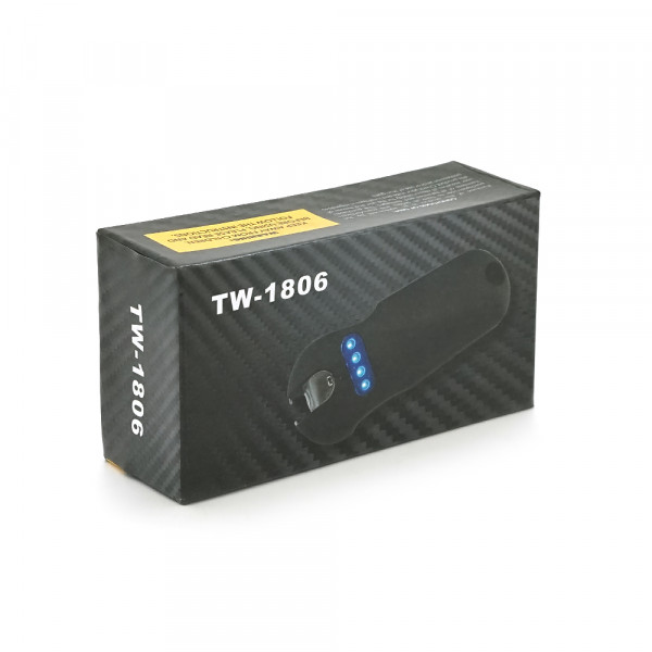 Ліхтар-відлякувач ручний BAILONG X-Balog TW-1806P. LED, струм 8000KV, 130W, Li-ion вбудований 4 000 mAh, Pink, IP44, USB, 100х37х20мм, BOX