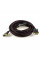 Кабель Merlion Dvi-Dvi 3.0m, 2 ФЕРИТ, обплетення, Black / Red, 24 / 24pin, (Пакет) Q100