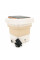 Пральна машина H576 MINI B, складана, 9л, 12В, 25Вт, 1.2кг, LED-індикатор, електронне керування, 29,5*29,5(14.5)мм, пластик, бежевий