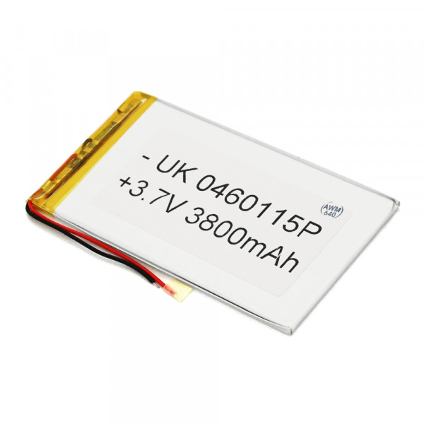 Літій-полімерний акумулятор 4*60*115mm 3,7V (Li-ion 3.7В 3500мА·год)