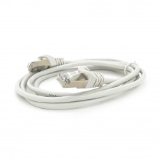Патч-корд литий MERLION, FTP, RJ45, Cat.5e, 1.5m, сірий, CU, Q200