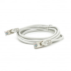Патч-корд литий MERLION, FTP, RJ45, Cat.5e, 2m, сірий, CU, Q200
