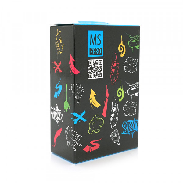 Миша USB Merlion MS-Zero, довжина кабелю 115см, 2 кнопки + scroll, (98х60х36 мм), Black, Q200