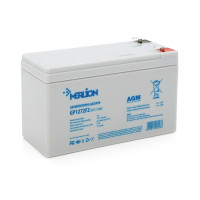 Акумуляторна батарея MERLION AGM GP1272F2B 12 V 7,2 Ah ( 150 x 65 x  95 (100) )  White Q10