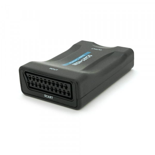 Конвертер SCART (мама) на HDMI(мама), 5V/2A, Black, Box, Q250
