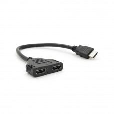 Розгалужувач HDMI 1=>2 порти, 1080P, кабель 30см, OEM
