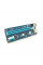 Плата PCE164P-N03 (VER006C) Riser PCI-EX, x1=>x16, USB 3.0, DC12V(PCI-E/6pin), конденсатори 270, VER006C,Пакет