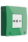 Бездротова настінна кнопка для активації пожежної тривоги Ajax ManualCallPoint Green