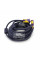 Кабель Merlion VGA 3 + 4 with shielding, 10m, male to male (тато-тато), 2 фериту, purple, Пакет Q50