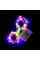 Гірлянда 20LED, 1 режим, 3 метри, прозора ізоляція, живлення від LR44, Mix Color