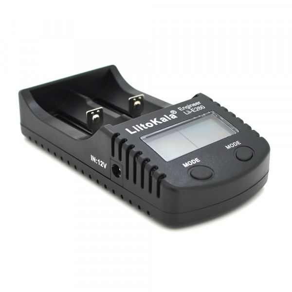 ЗУ універсальне Liitokala Lii-260, 2 канали, LCD дисплей, підтримує Li-ion, Ni-MH та Ni-Cd AA (R6), ААA (R03), AAAA, С (R14)