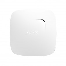 Бездротовий датчик детектування диму Ajax FireProtect white