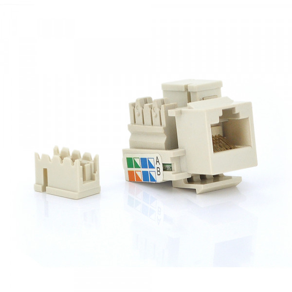 Модуль широкий Keystone Jack RJ-45 кат.5E UTP, 23,0 мм, Q50