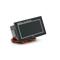 Цифровий вольтметр вологозахищений IP65, діапазон вимірювань 4 -30V, Blue