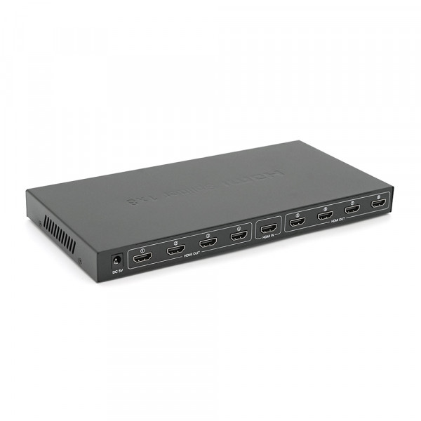 Активний HDMI спліттер 1 => 8 портів, 1080р, DC5V / 2A