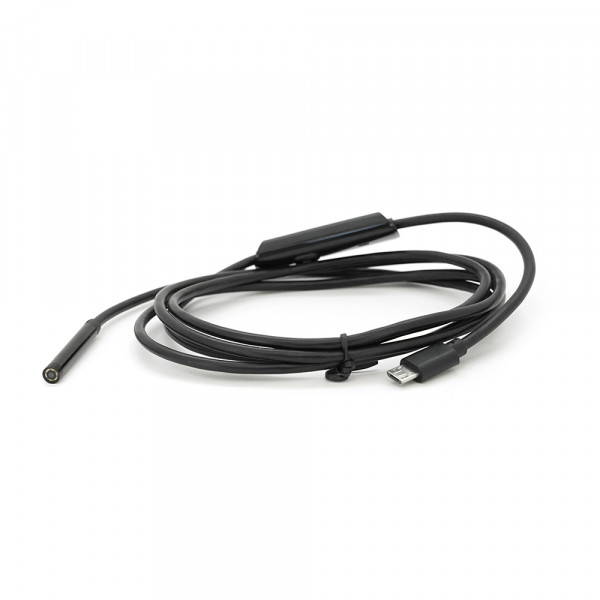 Універсальний ендоскоп 2в1 (USB/MicroUSB) для смартфона/ПК, камера 5.5мм, м'який кабель 1,5м, з LED-підсвічуванням, IP67