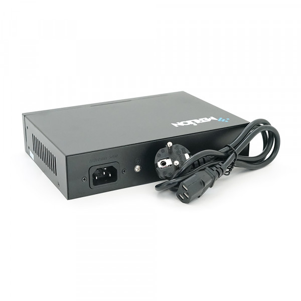 POE комутатор Merlion 4 POE 10/100 + 1Single Fiber Tx1310nm 20km + вбудований блок живлення 52V 1.38A