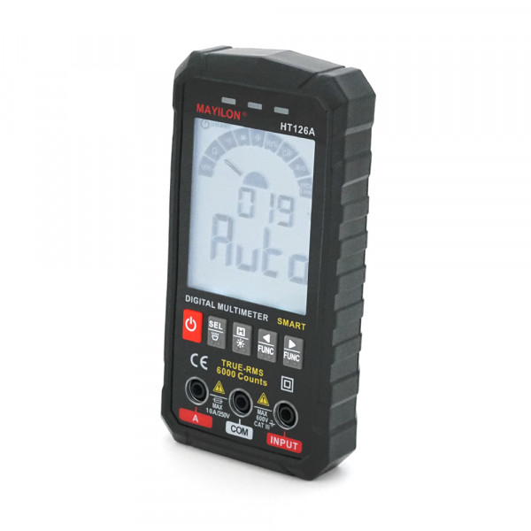 Мультиметр Mayilon HT-126A, вимірювання: V, A, R, C, F