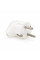 Вилка з заземленням кутова, 16A 250V A105, White, Q24