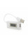 USB тестер KCX-017 напруги (3-7V) і струму (0-3A) ємності батарей для зарядки (0-19999mAh), White