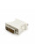 Перехідник DVI-D 24 + 1 (тато) / VGA (мама), Grey Q50