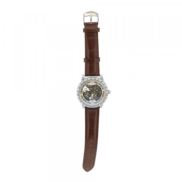 Чоловічий годинник AOKULASIC 2120, механічний, діаметр 43mm, ремінець 230mm