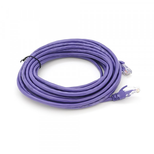 Патч-корд литий RITAR, UTP, RJ45, Cat.5e, 7,5m, фіолетовий, Cu (мідь)