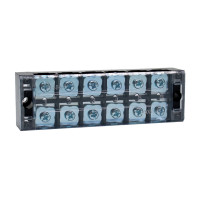 Клемна колодка 6-розрядна TB-4506 45A/600V, переріз дроту 0,5-4,0 мм2, 20 шт в упаковці, ціна за штуку