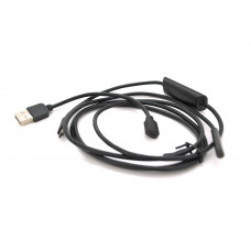 Універсальний ендоскоп 3в1 (USB+MicroUSB/Type-C) для смартфона/ПК, камера 5.5мм, м'який кабель 1м, з LED-підсвічуванням, IP67