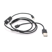 Універсальний ендоскоп 2в1 (USB/MicroUSB) для смартфона/ПК, камера 5.5мм, м'який кабель 1м, з LED-підсвічуванням, IP67