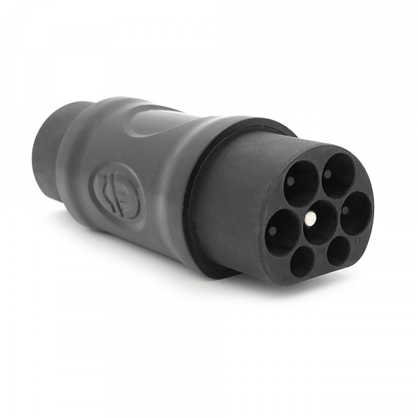 Адаптер перехідник для заряджання електромобіля Type2-GBT, 7Pin,380V, IP55, Black