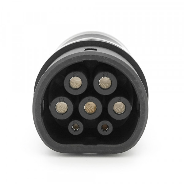 Адаптер перехідник для заряджання електромобіля GBT-Type2, 7Pin,380V, IP55, Black