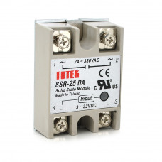 Твердотільні реле Fotek SSR-25DA 25А 24-380В AC