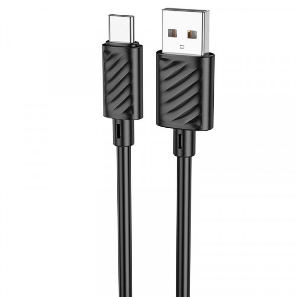Кабель Hoco X88, Type-C-USB, 3A, Black, довжина 2м, BOX