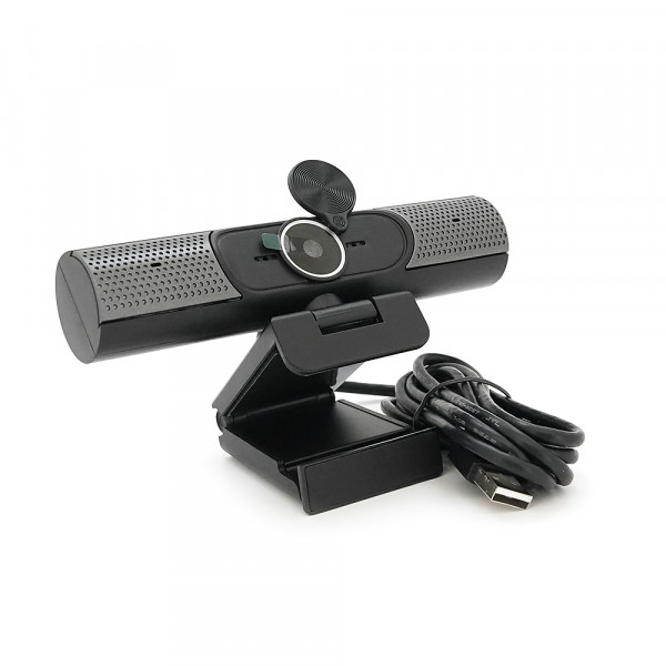 Вебкамера з мікрофоном Q7, 2K 30fps, з автофокусом, пласт. корпус, Black, BOX