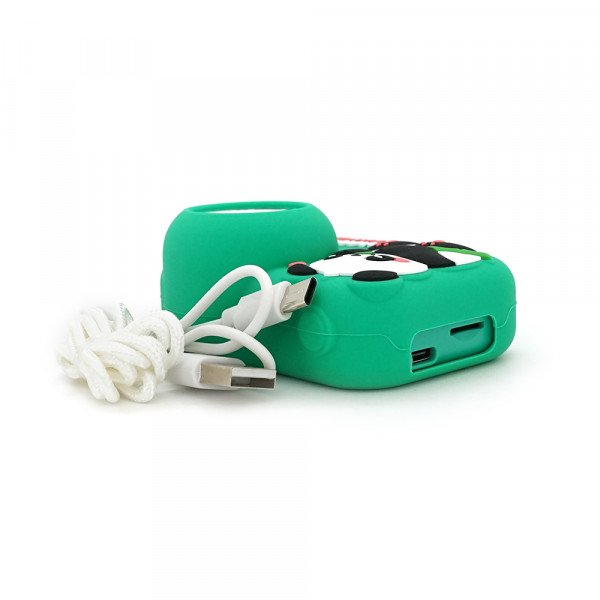 Дитячий фотоапарат M03 Зелена Панда, 2 камери, екран IPS 2-дюйми, Type-C, Green, BOX