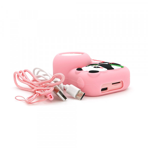 Дитячий фотоапарат M03 Рожева Панда, 2 камери, екран IPS 2-дюйми, Type-C, Pink, BOX