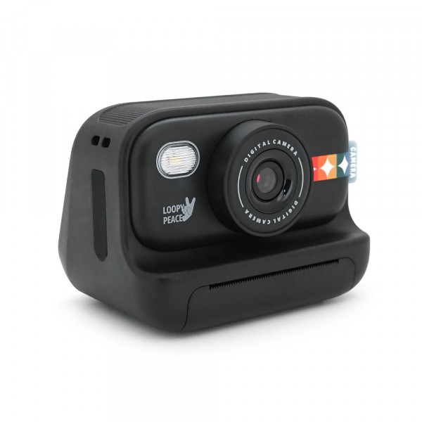 Дитячий фотоапарат S9 з функцією миттєвого термодруку, 1080p HD, MicroSD, екран IPS 2-дюйми, Type-C, Black, BOX